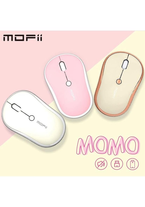 Bilişim Burada Mofii M5DM 2 Bluetooth Kablosuz Mini Optik Mouse Pembe